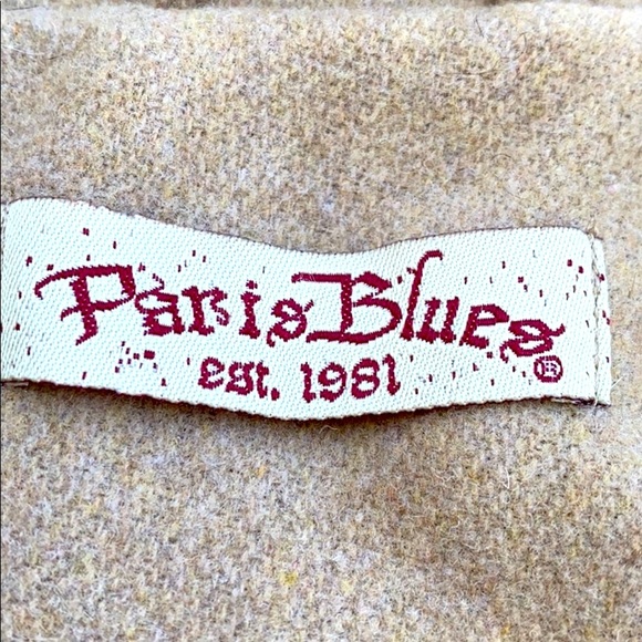 Paris Blues Tan Pea Coat Size -L - Picture 8 of 12